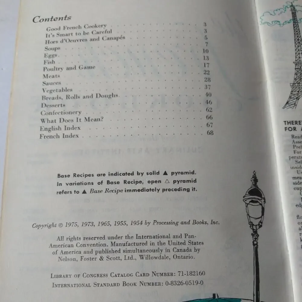 Cooking Magic The French‎ Cookbook Culinary Arts Institute 141 Recipes Vtg 1975